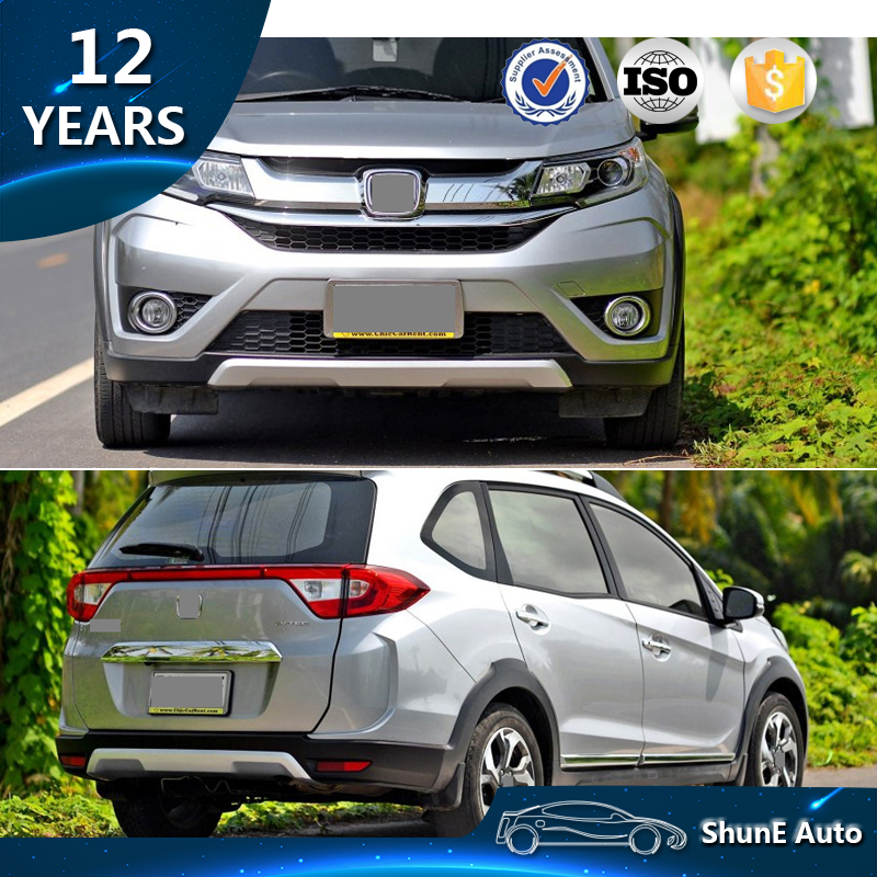 ABS OE стильный ковбойский сарафан бар бампера для BR-V BRV 2015-2018 передние и задние опорная пластина авто аксессуары