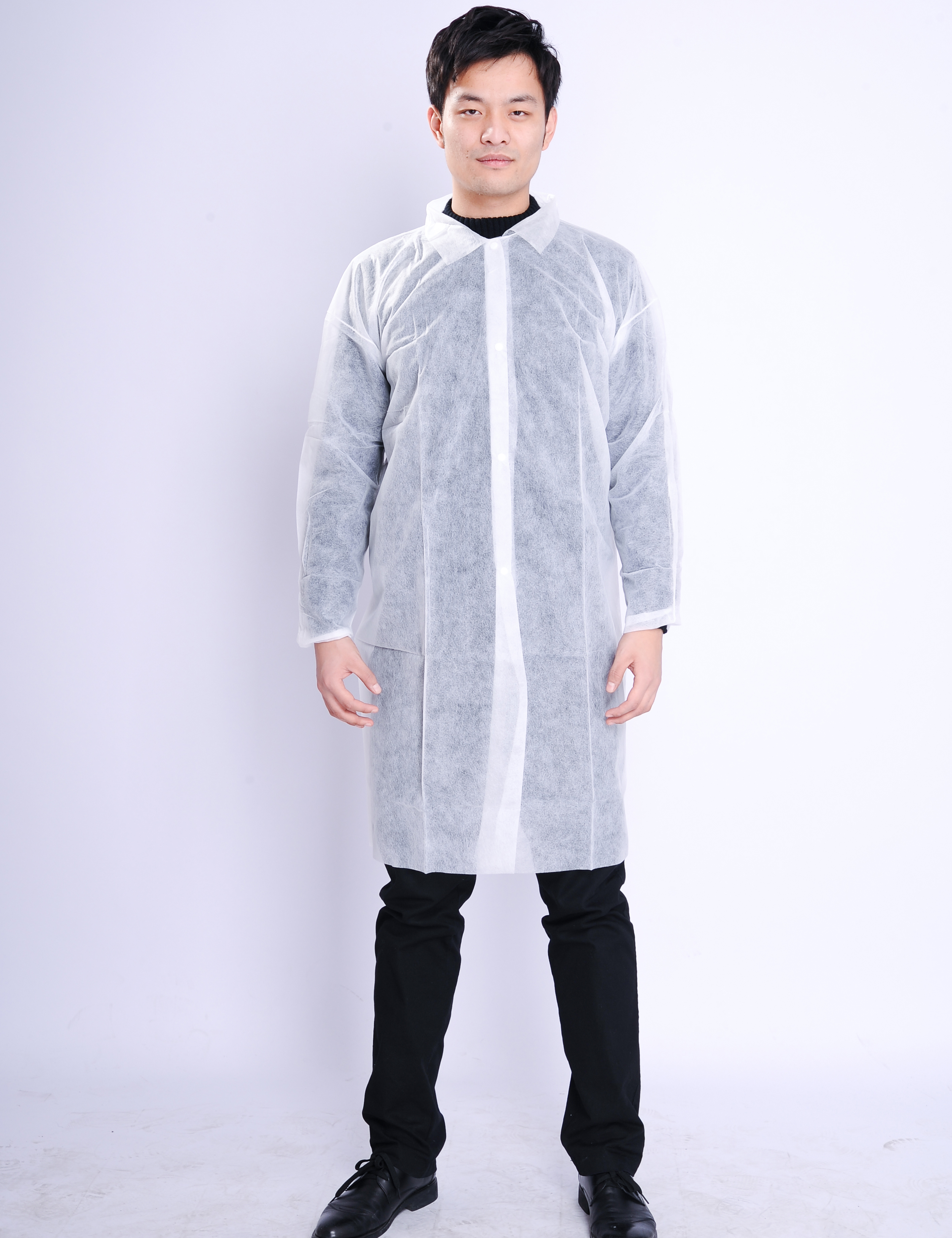 Unisex и uni-size устранимые non сплетенные пальто лаборатории