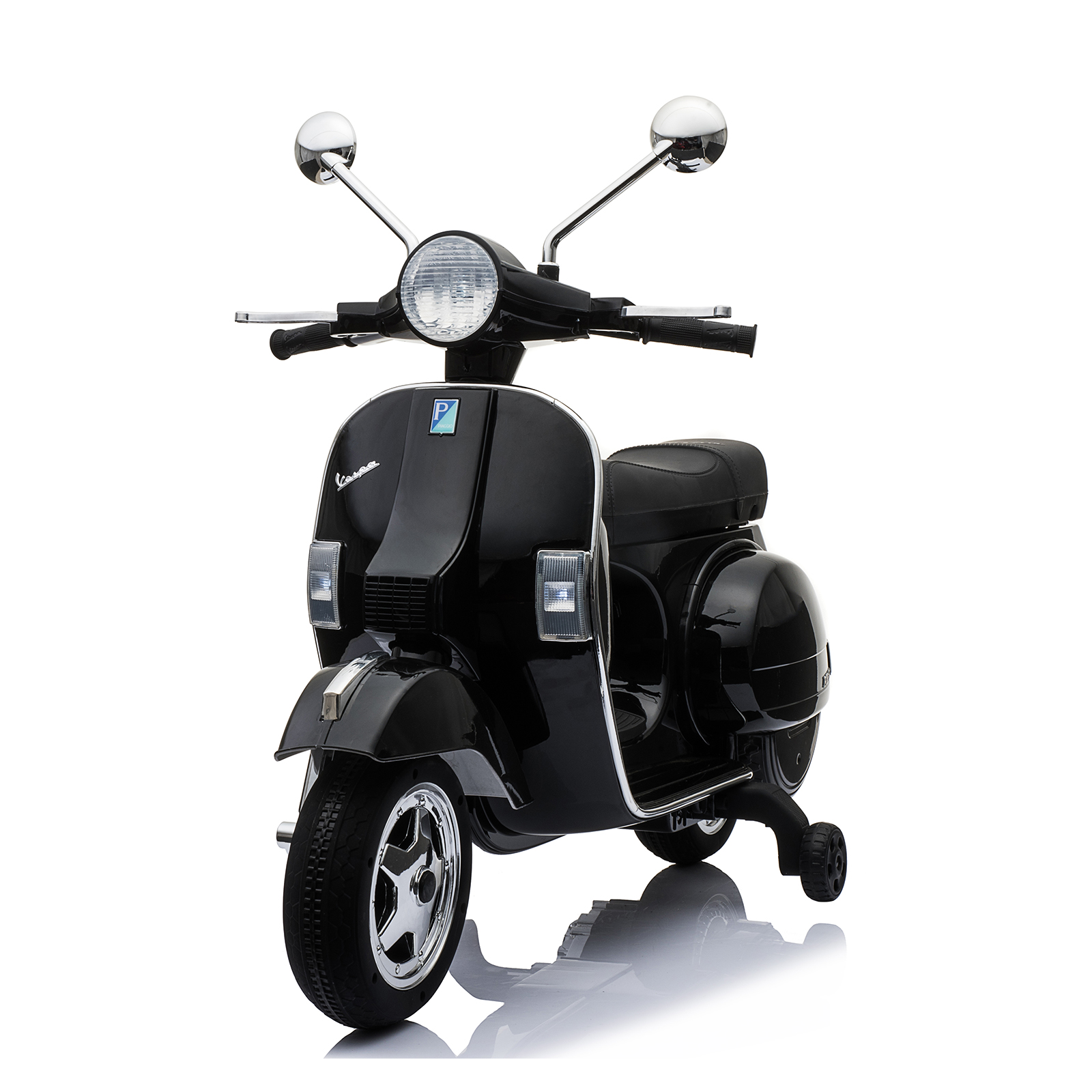 Новинка 2019, Детская электрическая машина Vespa 12 В, Детская игрушечная машинка на колесах для малышей