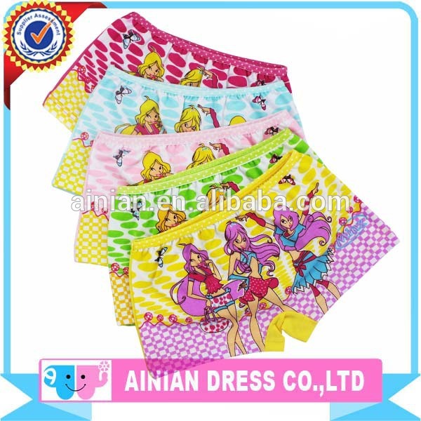 F617# China Factory Wholesale Kids Clothes Boxer Short For Girls