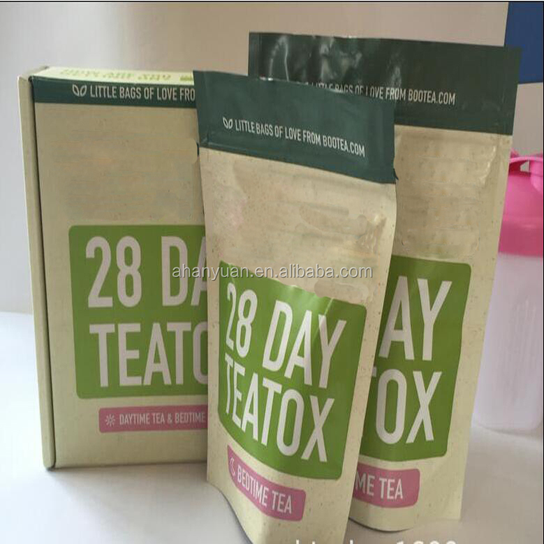 Частная этикетка 28 дней Детокс teatox дневное время сна чай Пирамида чайные пакетики