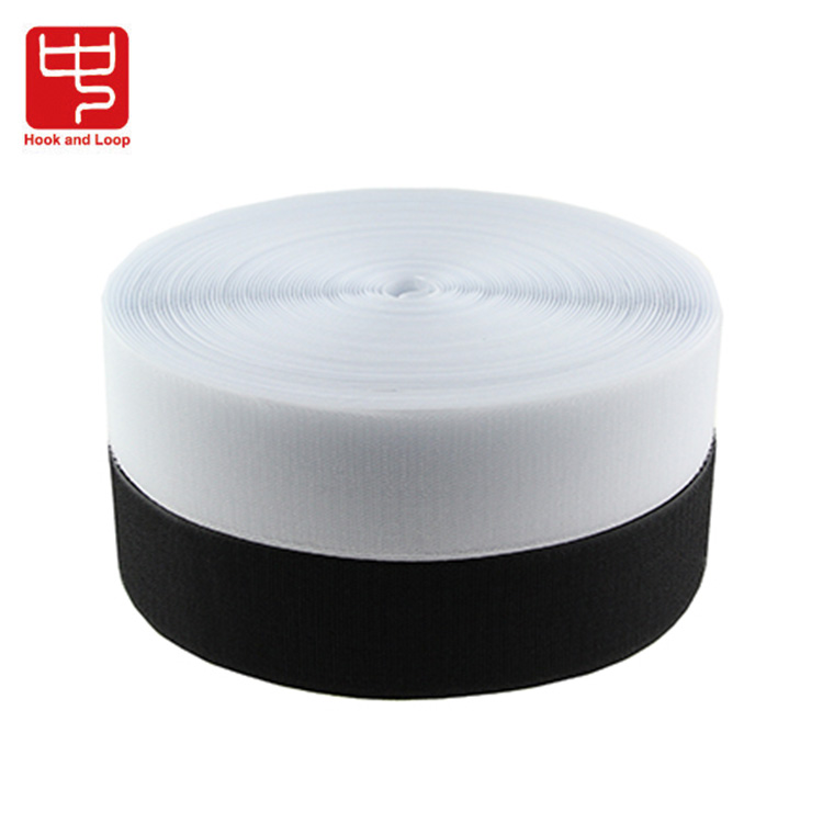 Factory price soft nylon colorful hook and loop sew on loop and hook fastener tape