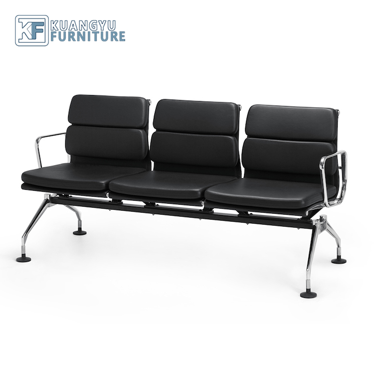 Public airport waiting chair, modern design waiting chair,upholstered waiting room chair