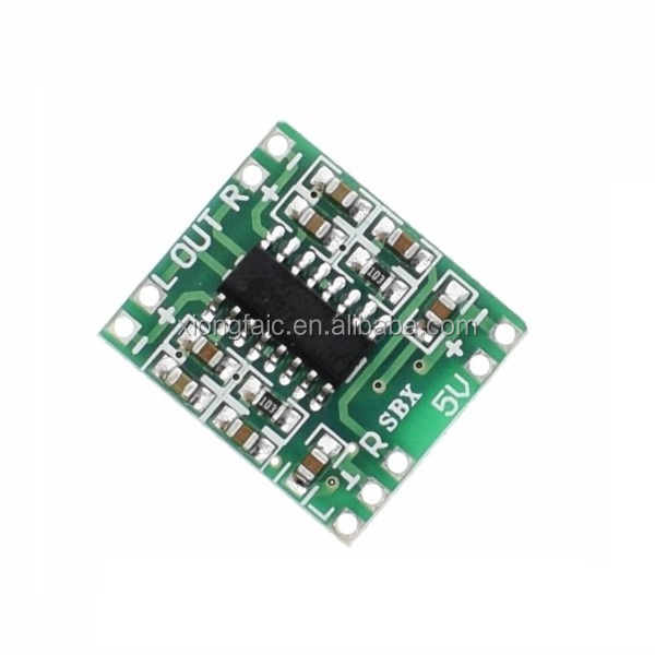 PAM8403 Super mini digital amplifier board 2 3W Class D digital amplifier board efficient 2.5 to 5V USB power supply