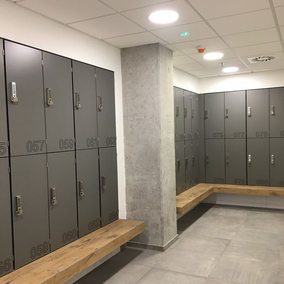 Заводской электронный шкаф для хранения бассейна HPL