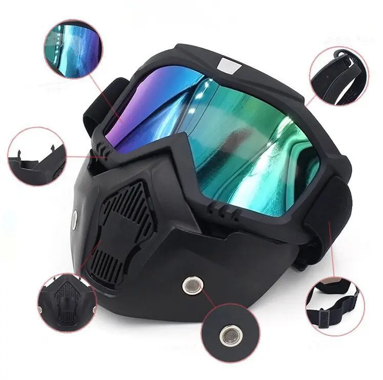Anti-fog Safety Full Face Mask Shock Resistance Protective Eyewear Mask Tactical