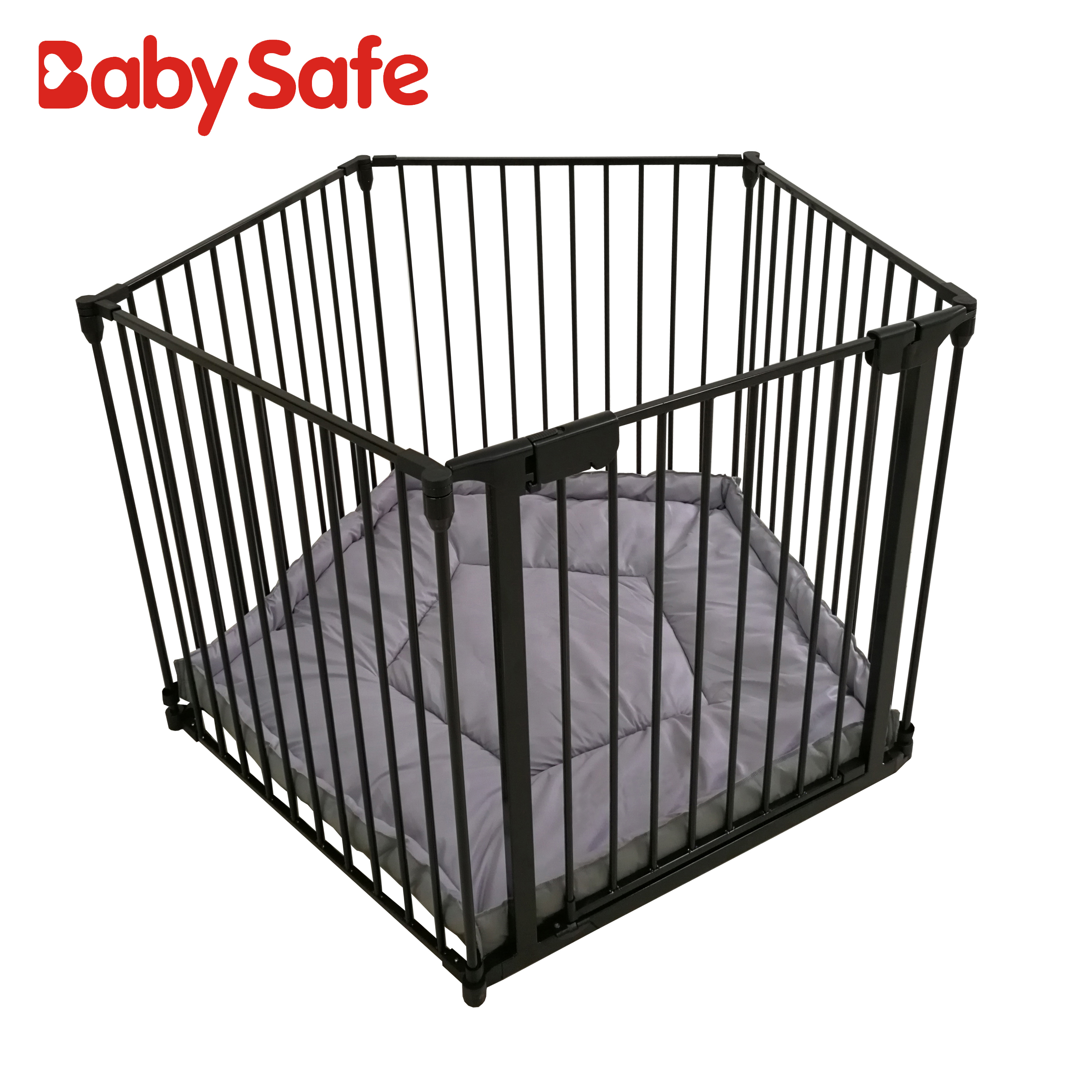 Детский манеж Babysafe, складной легкий сетчатый, для дома и улицы, игровой двор