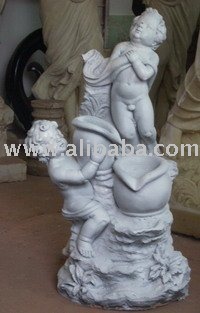 silicone mould of garden statue making