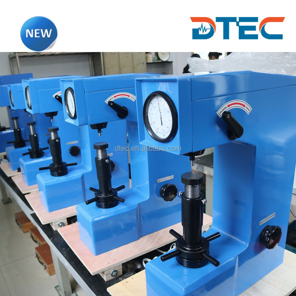 DTEC HR-150A синий цвет ручной Rockwell твердость HRC, квалифицированный с сертификатом ISO,ASTM, индивидуальный станок, бизнес-стиль OEM