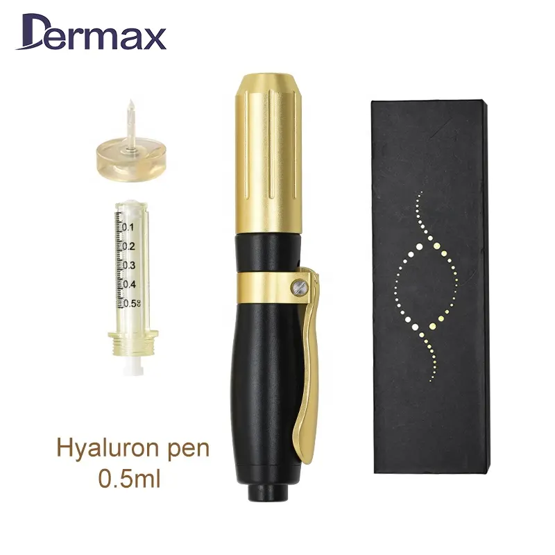 Dermax Needle-free Injection mesotherapy ha hyaluronic acid pen gun dermal filler injector and white Ampoule for hyaluronic pen