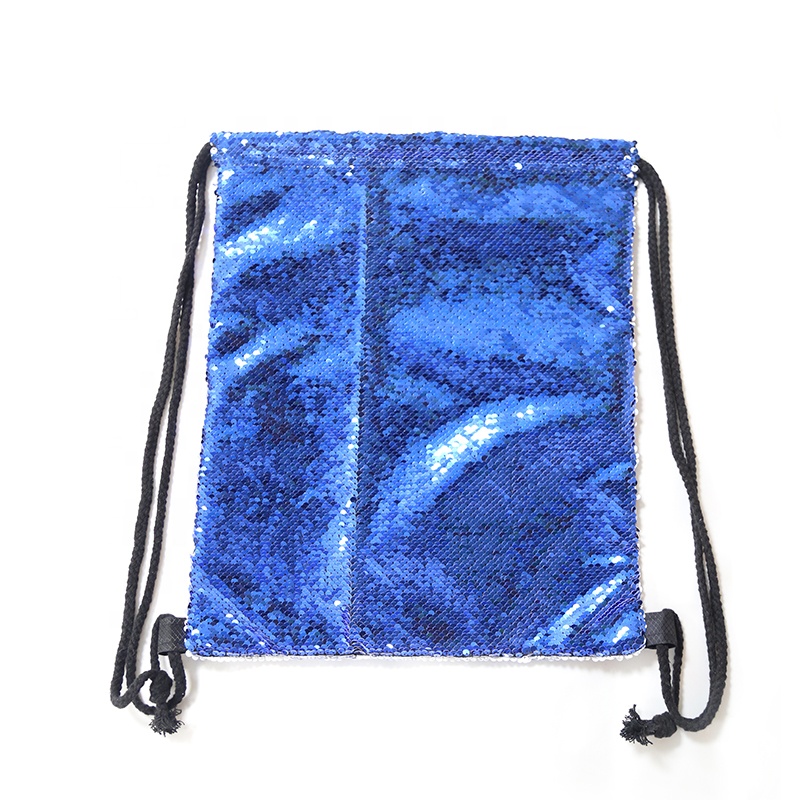 Мода декоративные OEM шаблон сублимации Блесток Drawstring сумки