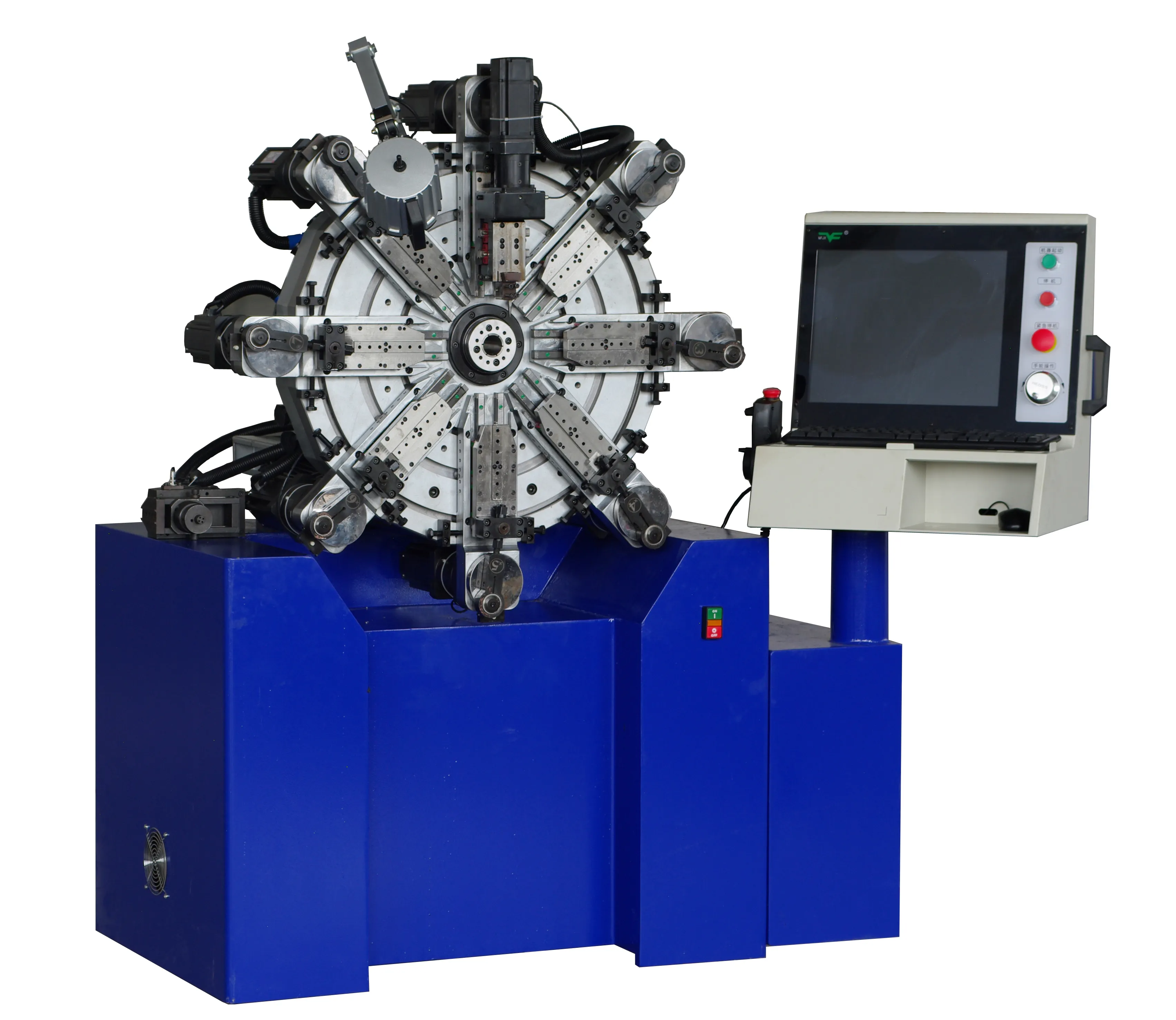 Second hand used manual automatic CNC zigzag torsion washer spring coiling making forming compression winding machine