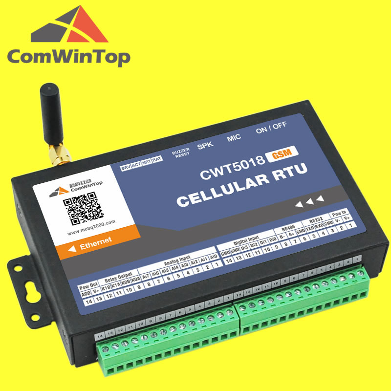 Шлюз CWT5018 gsm sms modbus rtu, поддержка 3G/4G
