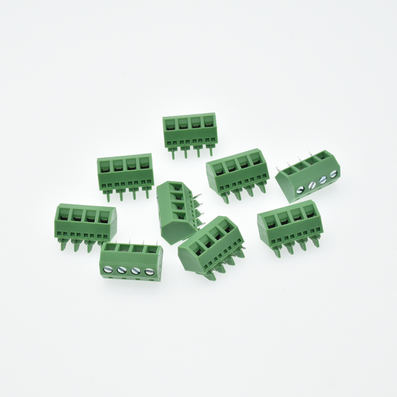 Dinkle green screw 3.5mm pitch pluggable automotive terminal block