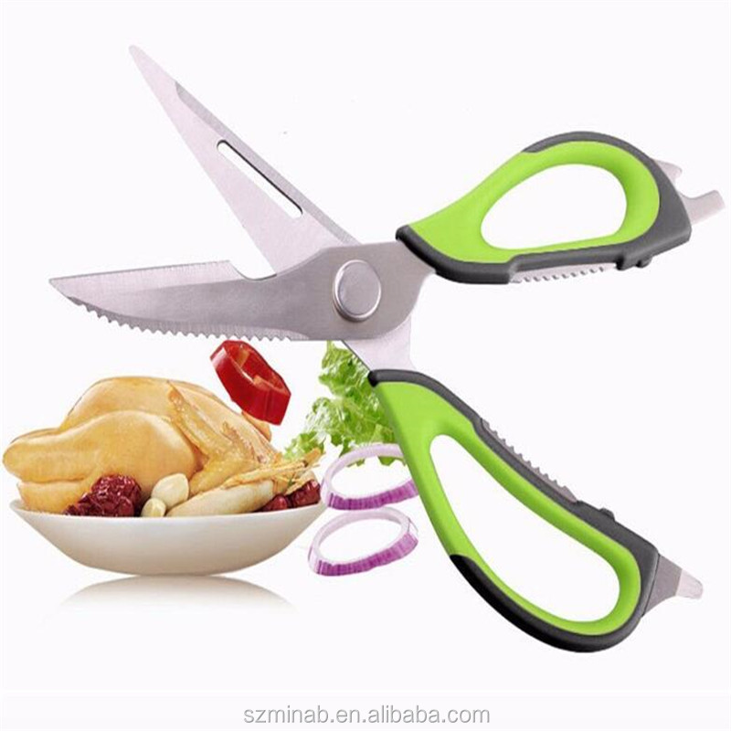 Кухонные ножницы, Многофункциональные кухонные ножницы для мяса для резки курицы