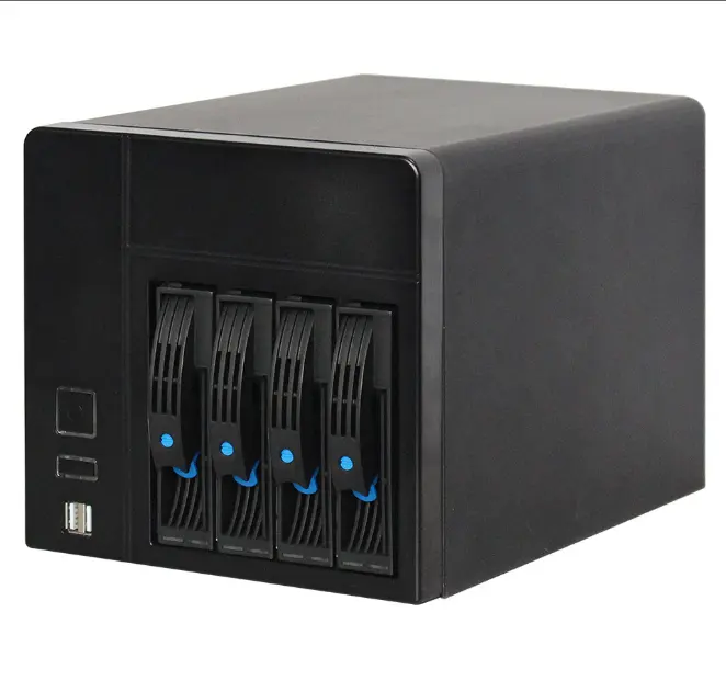 Cloud Storage Nas Huge Data Storage Server Case Use Desktop Pc Case Diy Computer Cabinet Enclosure Mini-itx 4bays Home 16G Msata