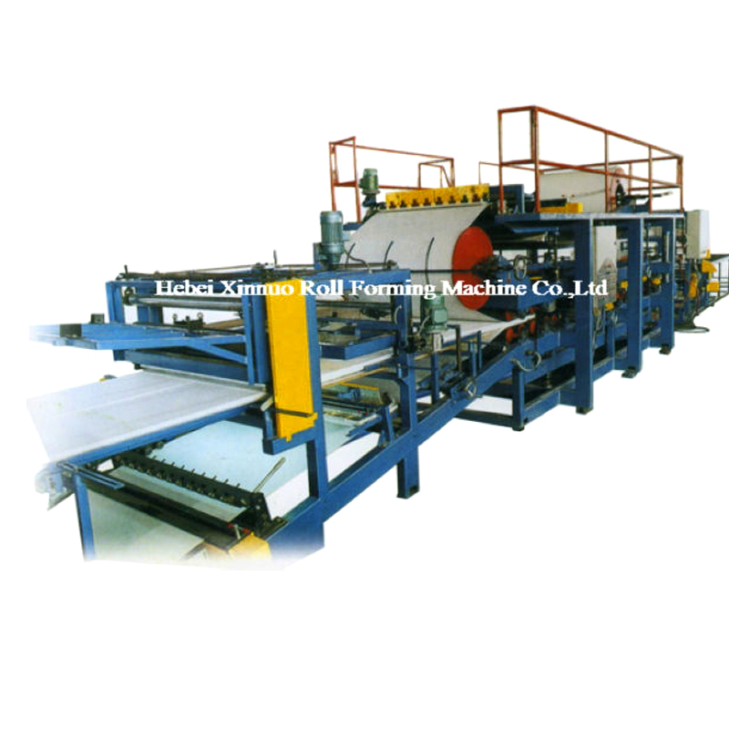 EPS & rockwool сэндвич панели формируя линию машины