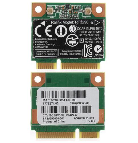 Беспроводная Wlan-карта Ralink RT3290 802.11b/G/N 150 Мбит/с для HP CQ58 M4 M6 4445S DV4 G4 G6 WIFI + BT 4,0 Mini PCI-E карта