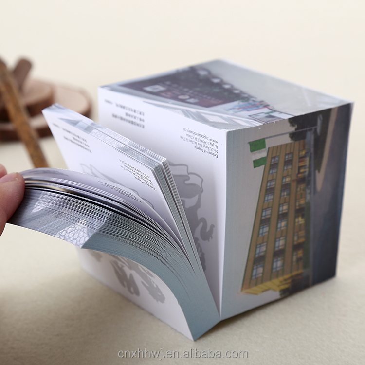 Recycled Block Memo Pad Cube Notepad Custom Paper Note Cube