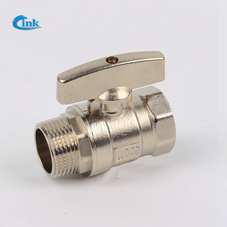 LK-2-032 ( 20 мм) ручка в форме бабочки латунный корпус мужской внутренняя резьба шаровой кран для горячей воды и сантехника