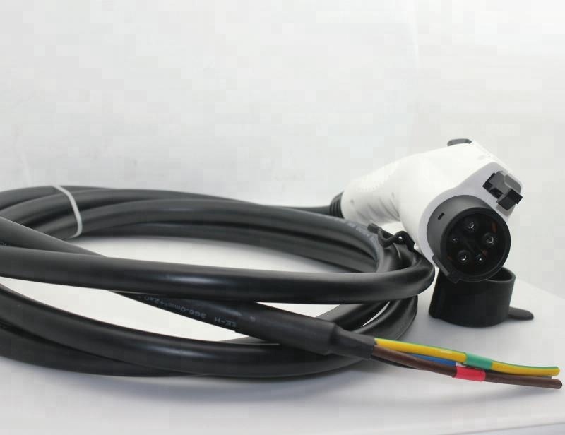 32A 40A 50A тип 1 sae j1772 зарядное устройство ev разъем ev Кабель зарядного устройства открытый конец