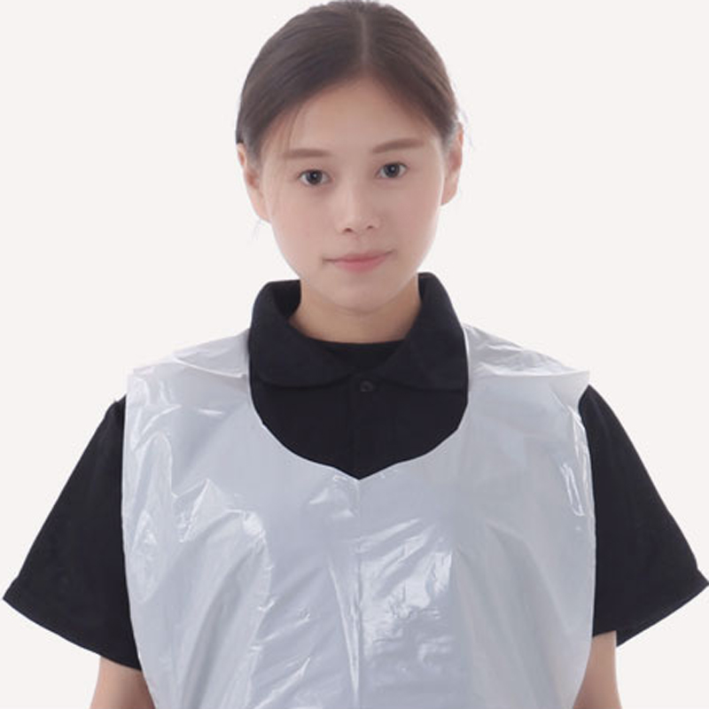 Disposable plastic beauty salon restaurant chef aprons HDPE/LDPE/CPE perfect for gatherings of any size