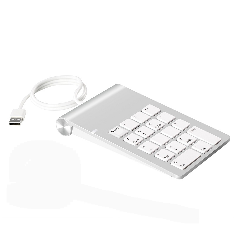 Rocketek 18 клавиш USB 2,0 Цифровая клавиатура 18 клавиш для цифровой клавиатуры Ультратонкая цифровая панель для компьютера ПК ноутбука