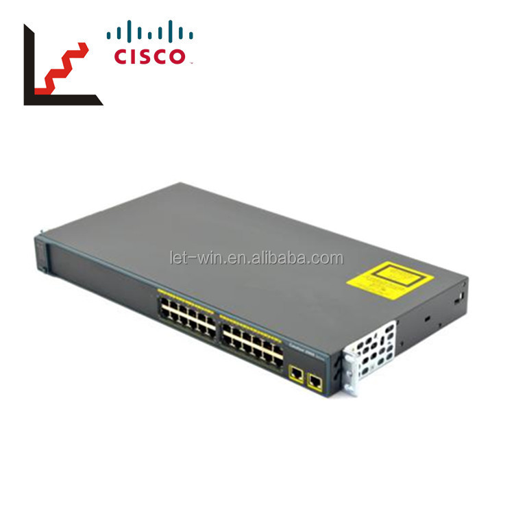 Подлинный бывший в употреблении сетевой коммутатор CISCO WS-C2960-24TT-L 24port + 2 Гигабитного порта