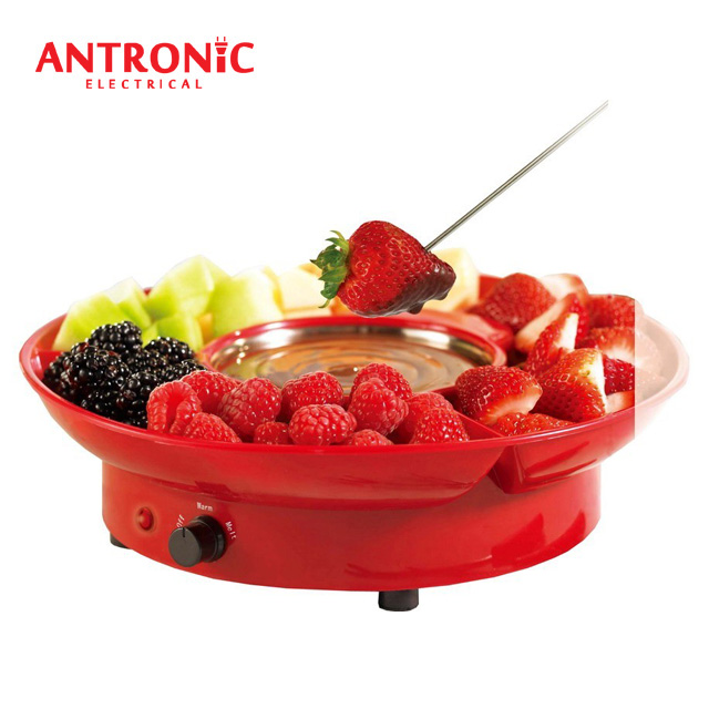 Мини-фонтан для шоколада Antronic, 25 Вт, 2 отдельных детали для легкой очистки, одобрено GS/CE/ROHS