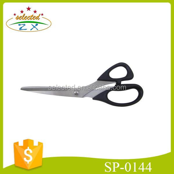 Black PP handle stainless steel tailor scissors