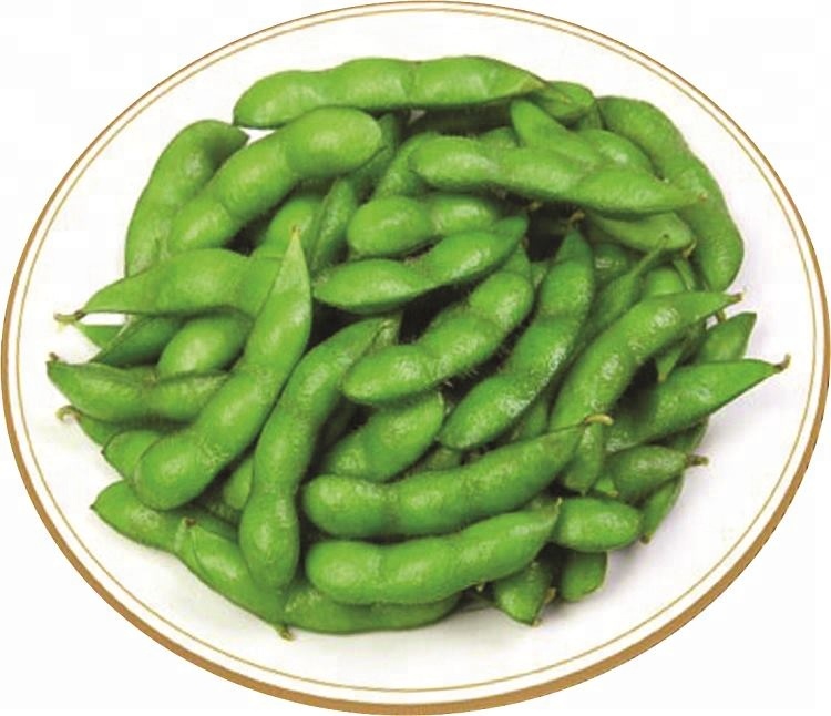 Замороженная зеленая Свежая вкусная японская соевая фасоль эдамама