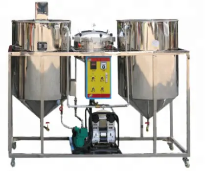 2021 Small scale edible oil refining machine crude oil refinery machine, mini vegetable oil machine refinery for sale