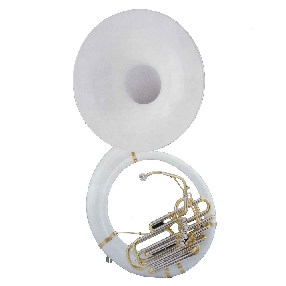 Стекловолоконный колокольчик белого цвета Sousaphone