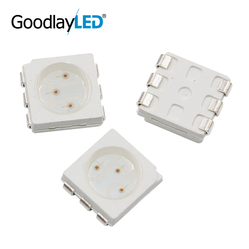 SMD 5050 желтый свет чип smd led для монтажа на печатную плату 5050 0,2 Вт 5050 smd led