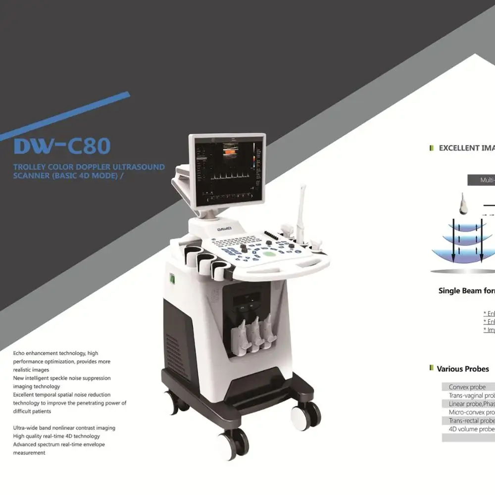 3D 4D Echography Doppler Ultrasonic Diagnostic System