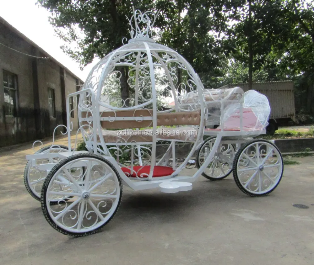 Beautiful cinderella carriage for wedding/used cinderella pumpkin horse drawn carriage for sale