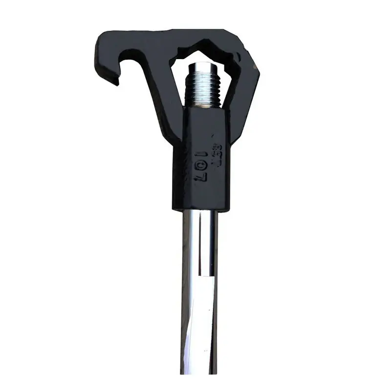Heavy duty adjustable fire hydrant wrench