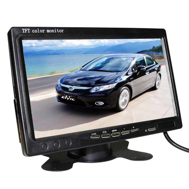 16:9 9 дюймов TFT LCD tv широкоформатный 7 дюймов монитор заднего вида автомобиля