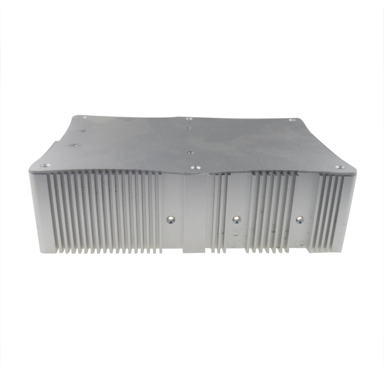 Excellent cooling performance with heat-sink side plates aluminum 19"rack mount enclosure