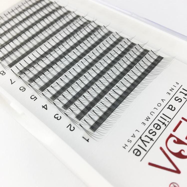 Hot Sale Eyelashes Extension Bulk Premade Fans 3D 5D Loose Russian Volume Lashes