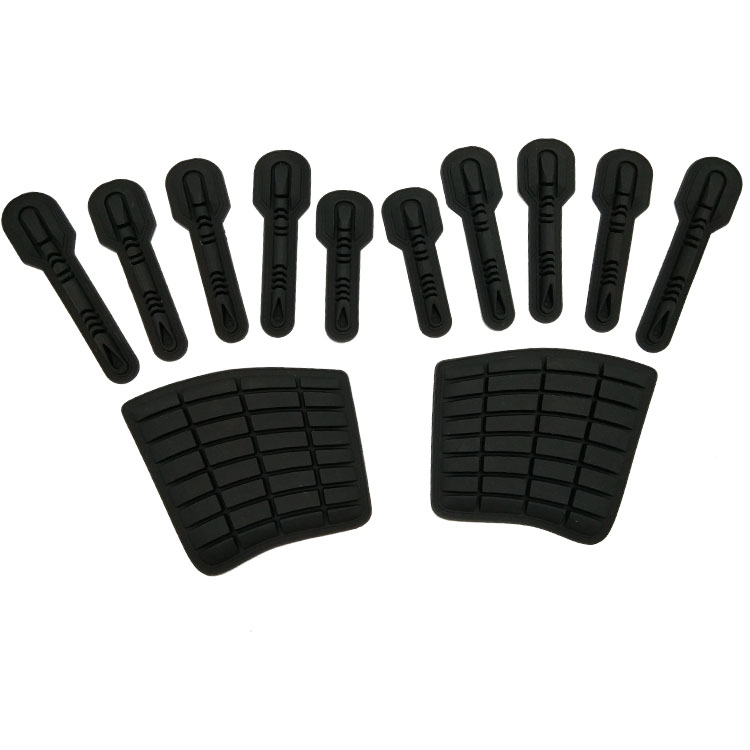new colorful custom logo tpr patches finger impact protection for safety glove
