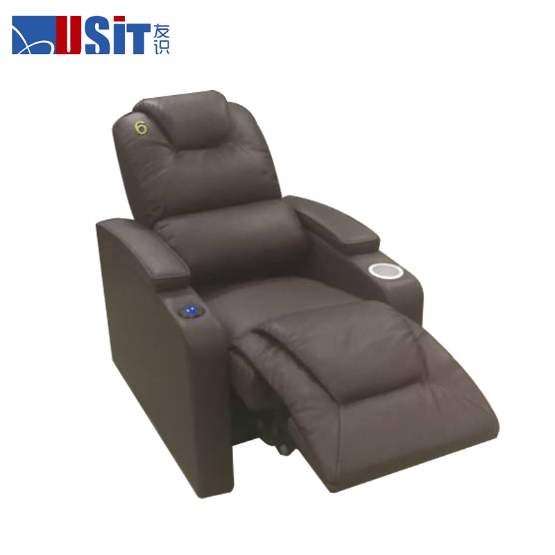 Usit UV 855A/2, домашняя мебель, черный диван из искусственной кожи с электрическим подъемником