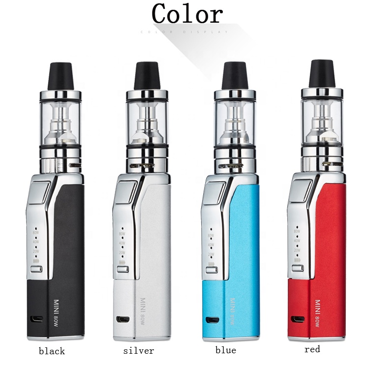 Лучшие продажи продуктов в США 2 мл Топ наполнение огромный ecig коробка мод мини 80 Вт вейп модов для вейпинга