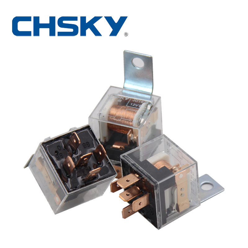 Chsky 13 лет водонепроницаемый автомобильное реле 12v 80A 5pins длительный срок службы автомобильное реле прозрачный Высокое качество электротехнического оборудования