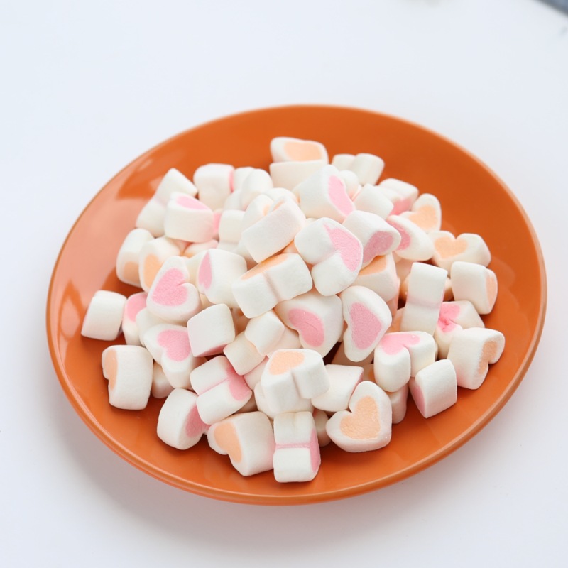 Небольшие фрукты в форме сердца marshmallow оптом ватные конфеты