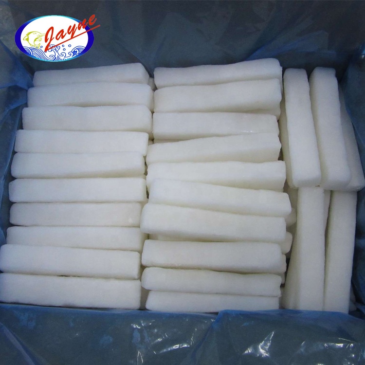 Горячая продажа iqf замороженные Гигантские Кальмары Полосы 1X1X10 см