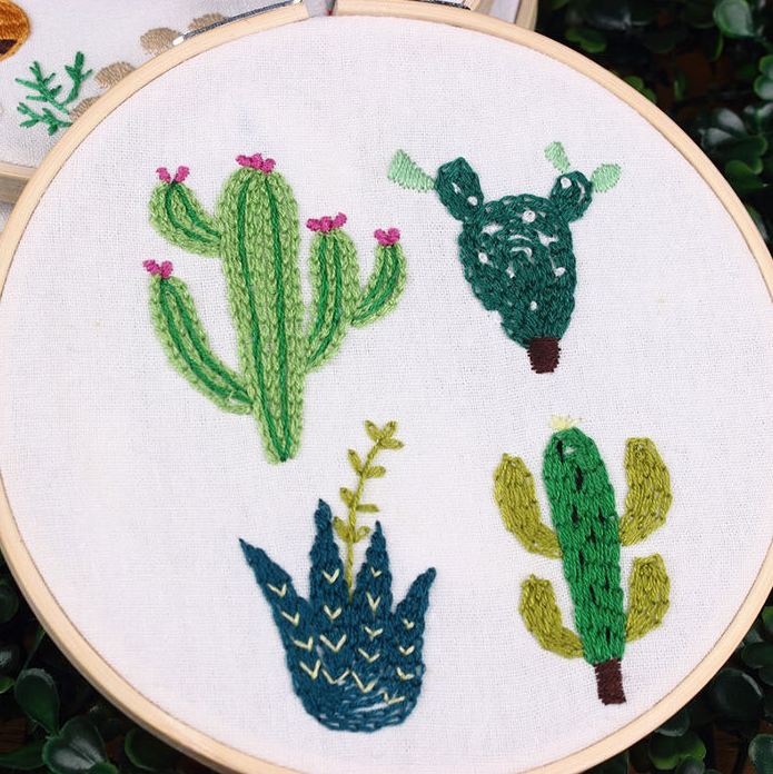Новый Набор для вышивки кактусов diy