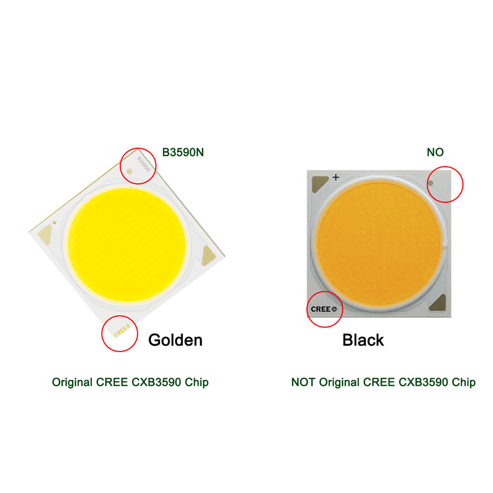 CREE CXB3590 3500K CD BIN CRI 80 СВЕТОДИОДНЫЕ Чипы для выращивания растений
