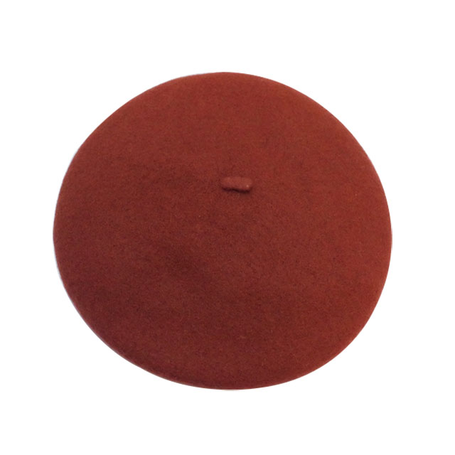 New design 2018 fashion brown beret for female