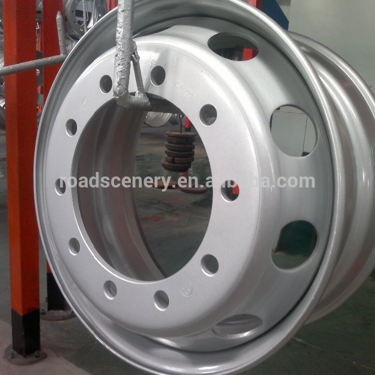 Тяжелый грузовик стальной обод колеса 22,5x9,00 для шин 12r22.5